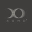 JPEG del logo XOMD en crema y negro